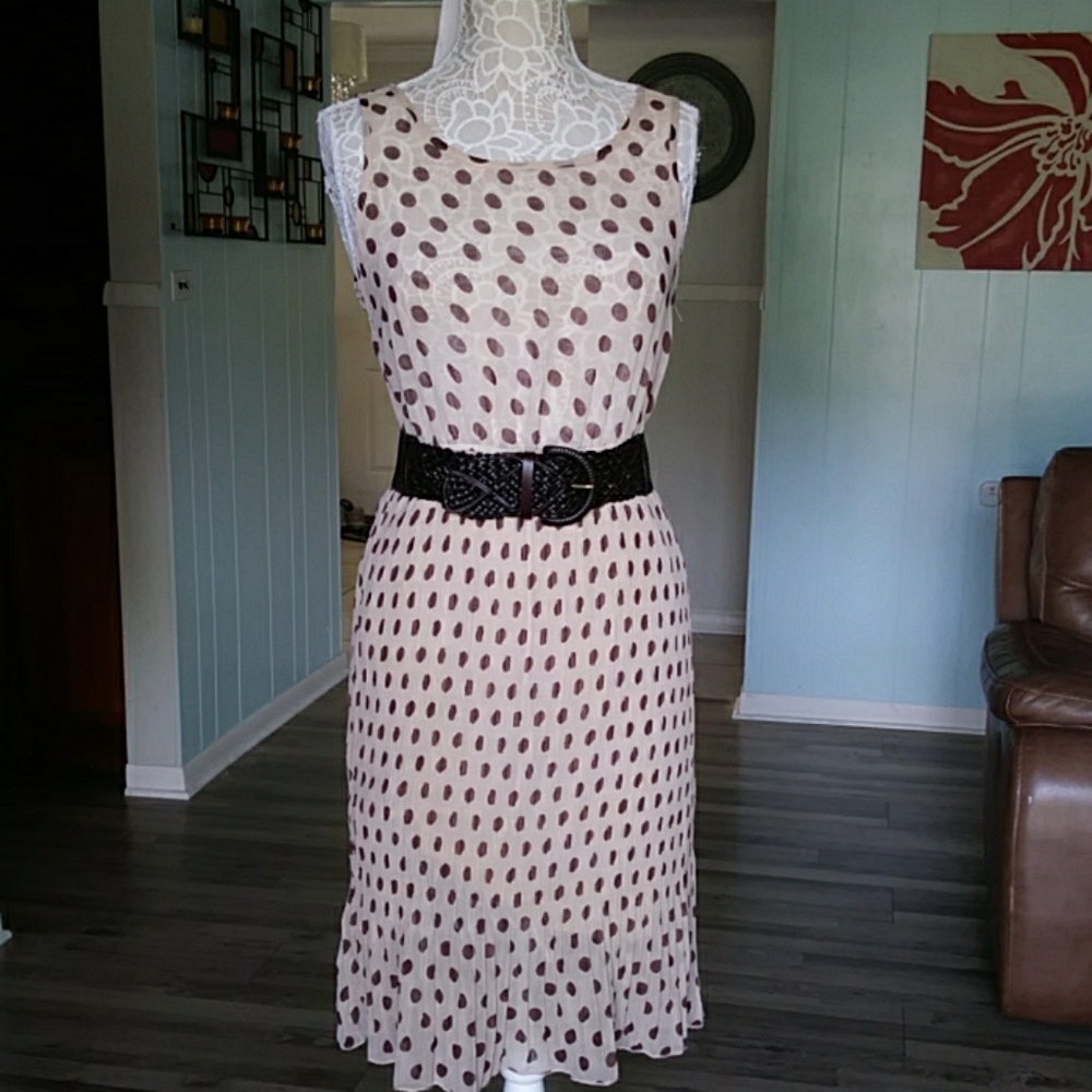 Forever 21 sheer sleeveless midi dress NWT